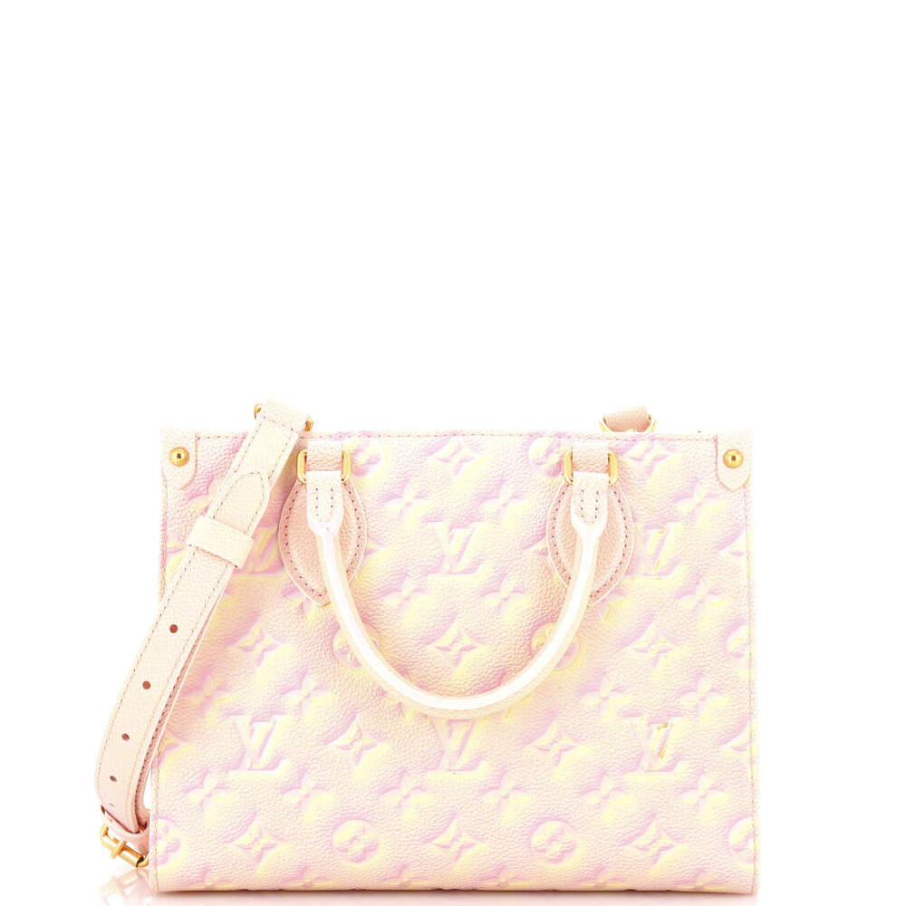 Louis Vuitton PM OnTheGo Tote Stardust Monogram Empreinte Leather